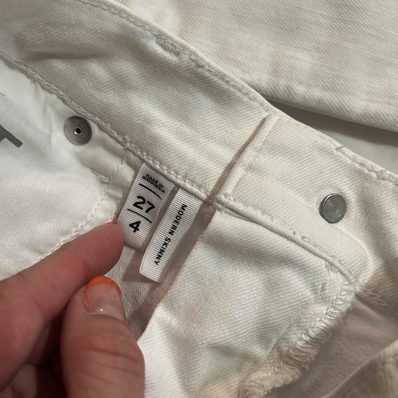 LOFT Modern Skinny 27/4 White Ankle Jeans - Picture 6 of 6